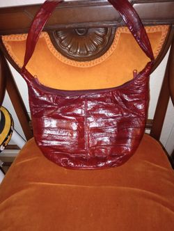 Burgundy Large Purse 