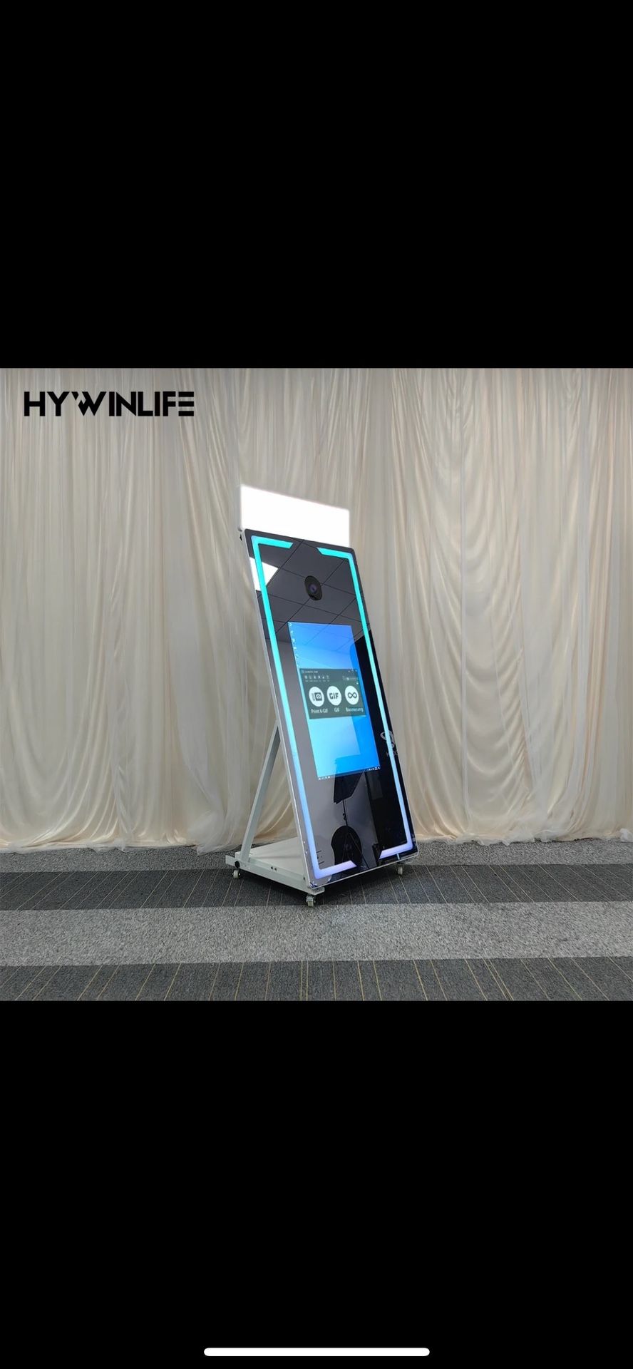 NEED GONE ASAP: Mirror And Overhead Photo Booth