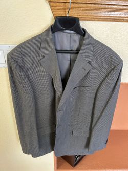 OSCAR DE LA RENTA BROWN SPORTS JACKET Size 46 R 