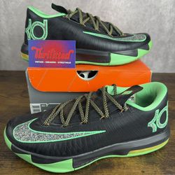 Nike KD 6 Brazil Night Vision Size 8.5 599424-093 Men’s Basketball Shoes OG Rare