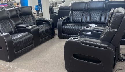 Leather Recliner set