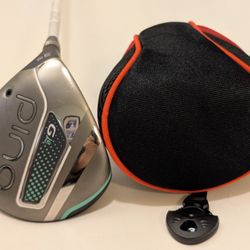 LH MINT PING G Le  5 WOOD 21* PING ULT 230 L. FLEX GRAPHITE SHAFT W/ PING GRIP INCLUDING  HEAD COVER 