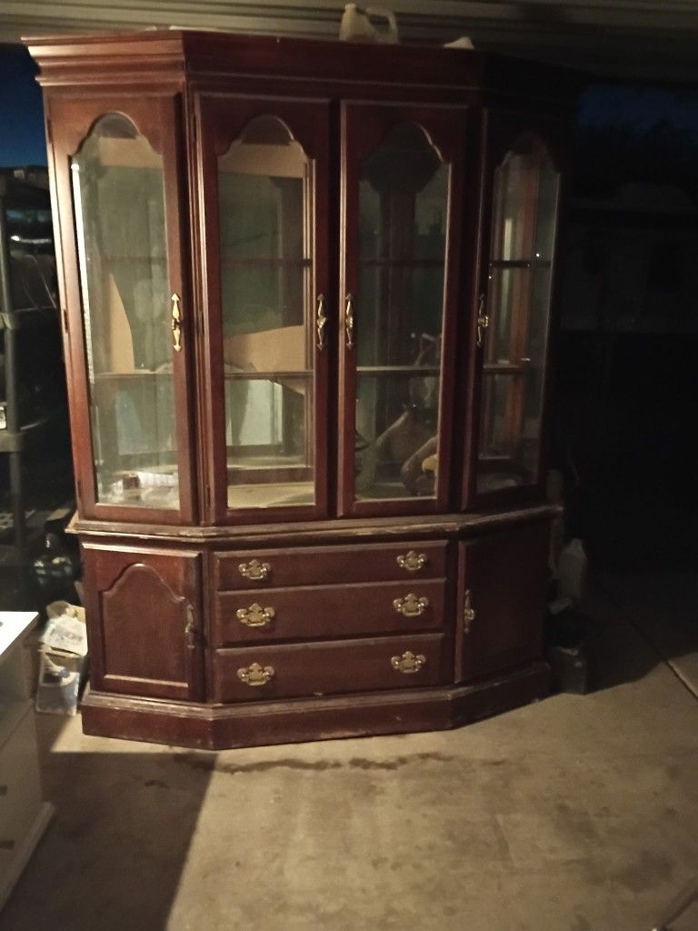 Cabinet Hutch Solid Wood