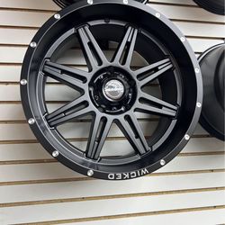 New Wheels In Stock For 5 Lug Ram 1500, Wicked Off-Road W905 20x10 5x139.7 WE FINANCE