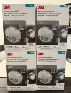 3M 8210 Particulate Respirator Masks