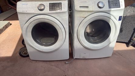 Washer and dryer set