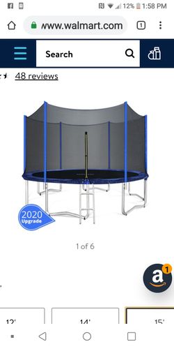 Brand new trampoline can't find anywhere