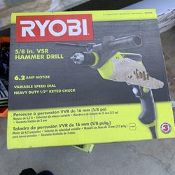 Hammer Drill, New Ryobi