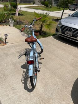 Blue lady’s bike
