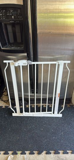 Baby gate with door
