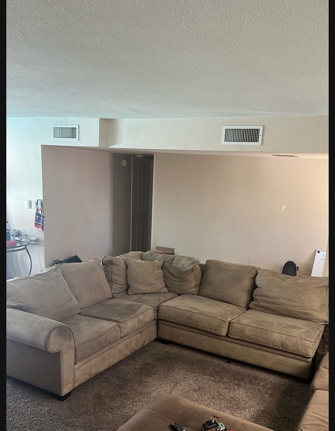 Tan Fabric Couch
