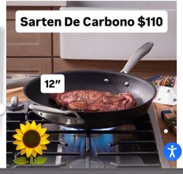 Especial Sarten De Carbono 12” Prepara Carnes Pollo Fajitas Hamburguesas $110.00 Especial Princess House Ventas Finales
