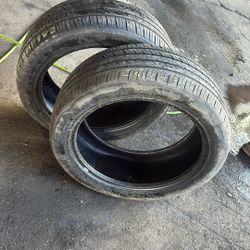 285/45/22 Pair Of Tires Force Uhp