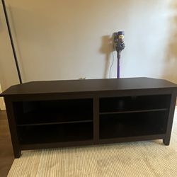 Dark wood entertainment console / media stand Great Condition!