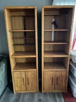 Oak Shelves