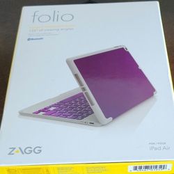 Brand New Zagg Folio IPad Air Keyboard Case