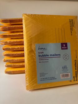 Home by RITE AID 8.5x11 Kraft Bubble Padded Envelopes Mailers - 50 Count