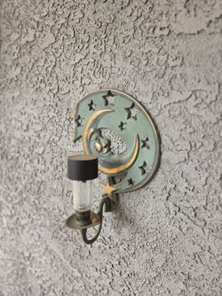 Party light Moon and Stars Metal Wall Sconce Light