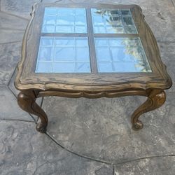 31x31 Table Solid Oak Wood 