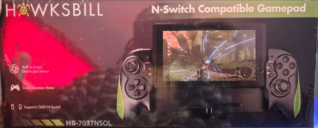 Hawksbill N-Switch Compatible Gamepad HB-7037NSOL