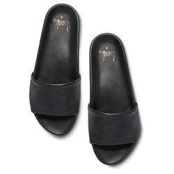 Beek Gallito Leather Slide Sandal Black Women's 10 $260

Memory Foam