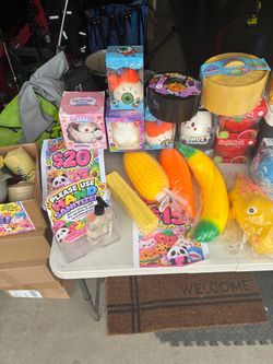 Squishy Toy Collection – Food, Ghost, and More