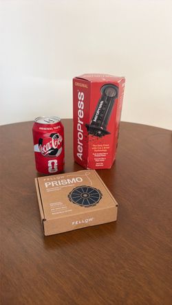 Aeropress Original + Fellow Prismo Coffee Espresso Maker Attachment | NEW