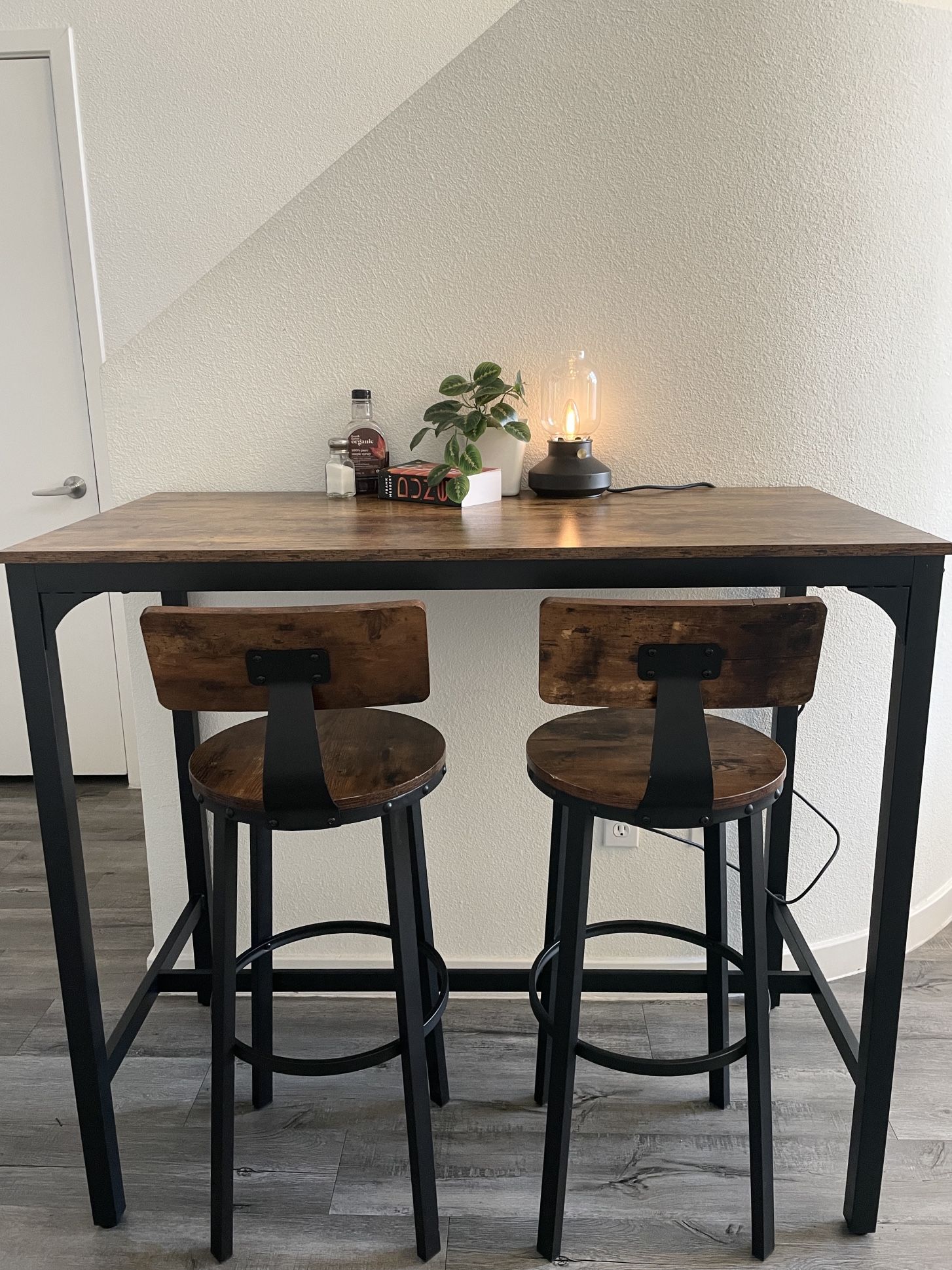 3-Piece Table & Chair Set for Kitchen and Dining Room