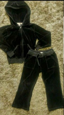 Juicy Corture size 4T velour suit