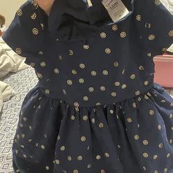 Carter's Baby blue dress 12m