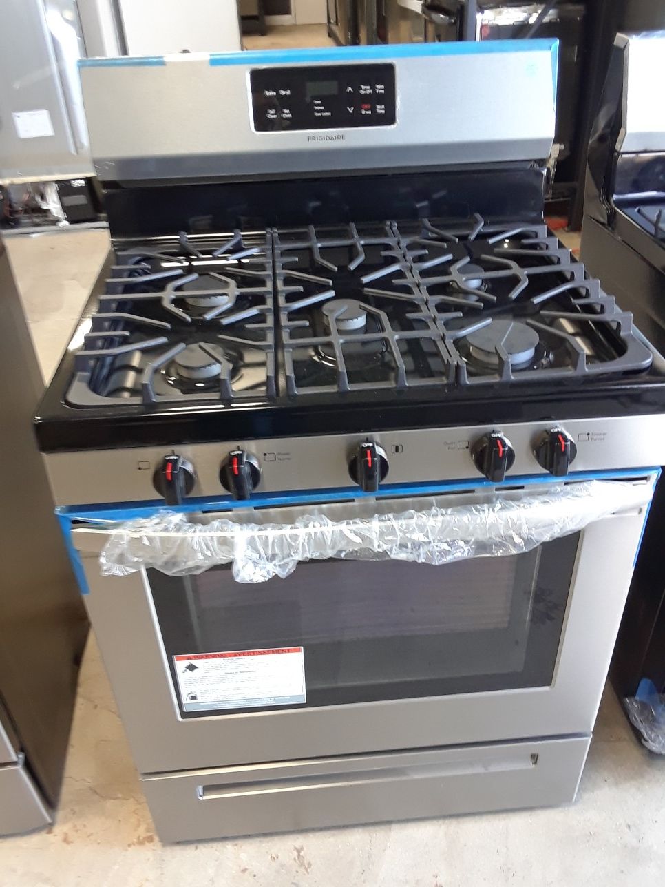 OPEN BOX STOVE STAINLESS STEEL
