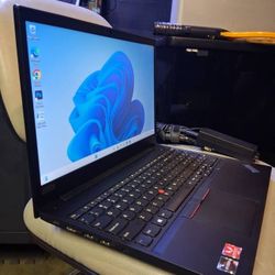 Lenovo Thinkpad, 15.6" Laptop-Windows 11-512 GB Storage, AMD Ryzen - $190