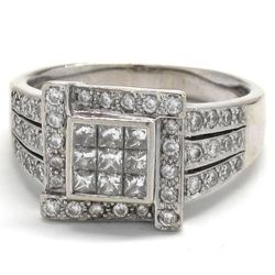 Ladies Diamond/14K White Gold Ring