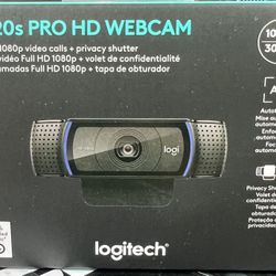 Logitech c920s pro hd hwebcam