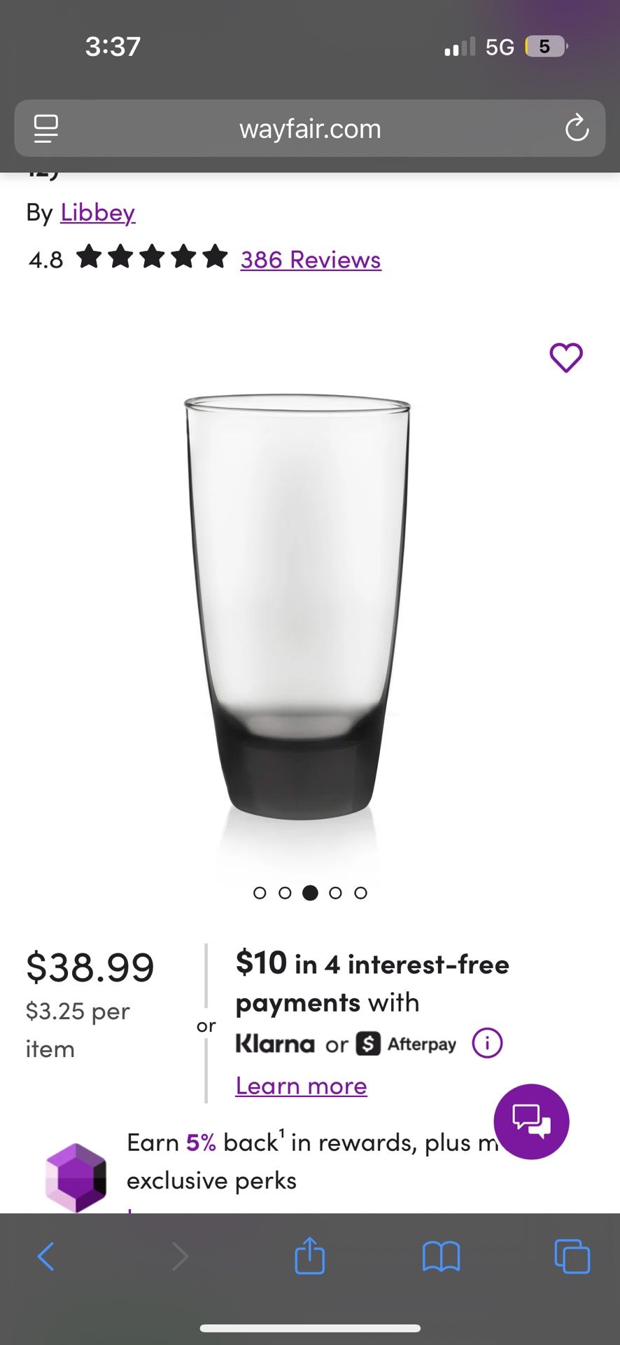 Libbey Classic Smoke Drinking Glasses - Free