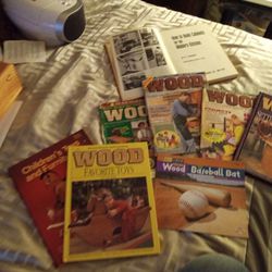 Giant Lot Of Vintage How To Woodworking Books & Magsx