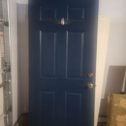 Exterior Steel Door With Frame. 36*80