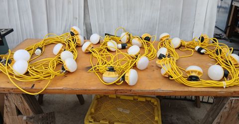 Industrial Construction String Lights