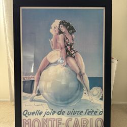 Monte Carlo Vintage Poster