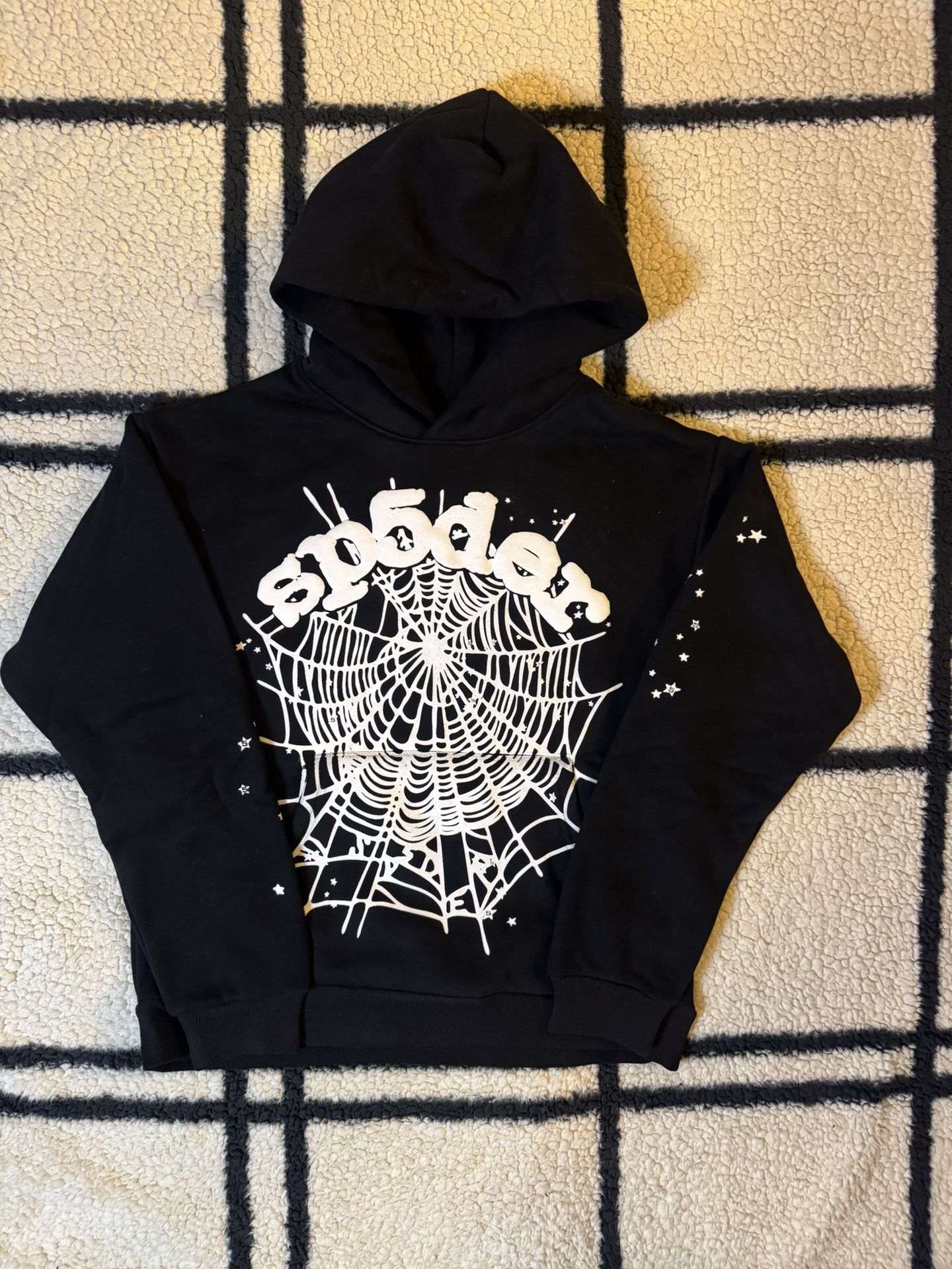 BALCK SP5DER HOODIE