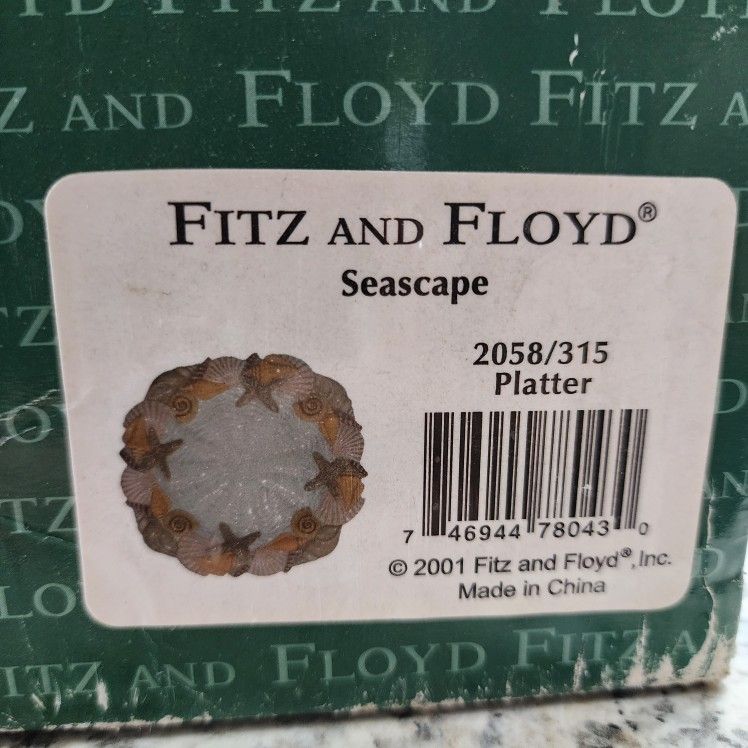 Fitz and Floyd Seascape Collection Platter