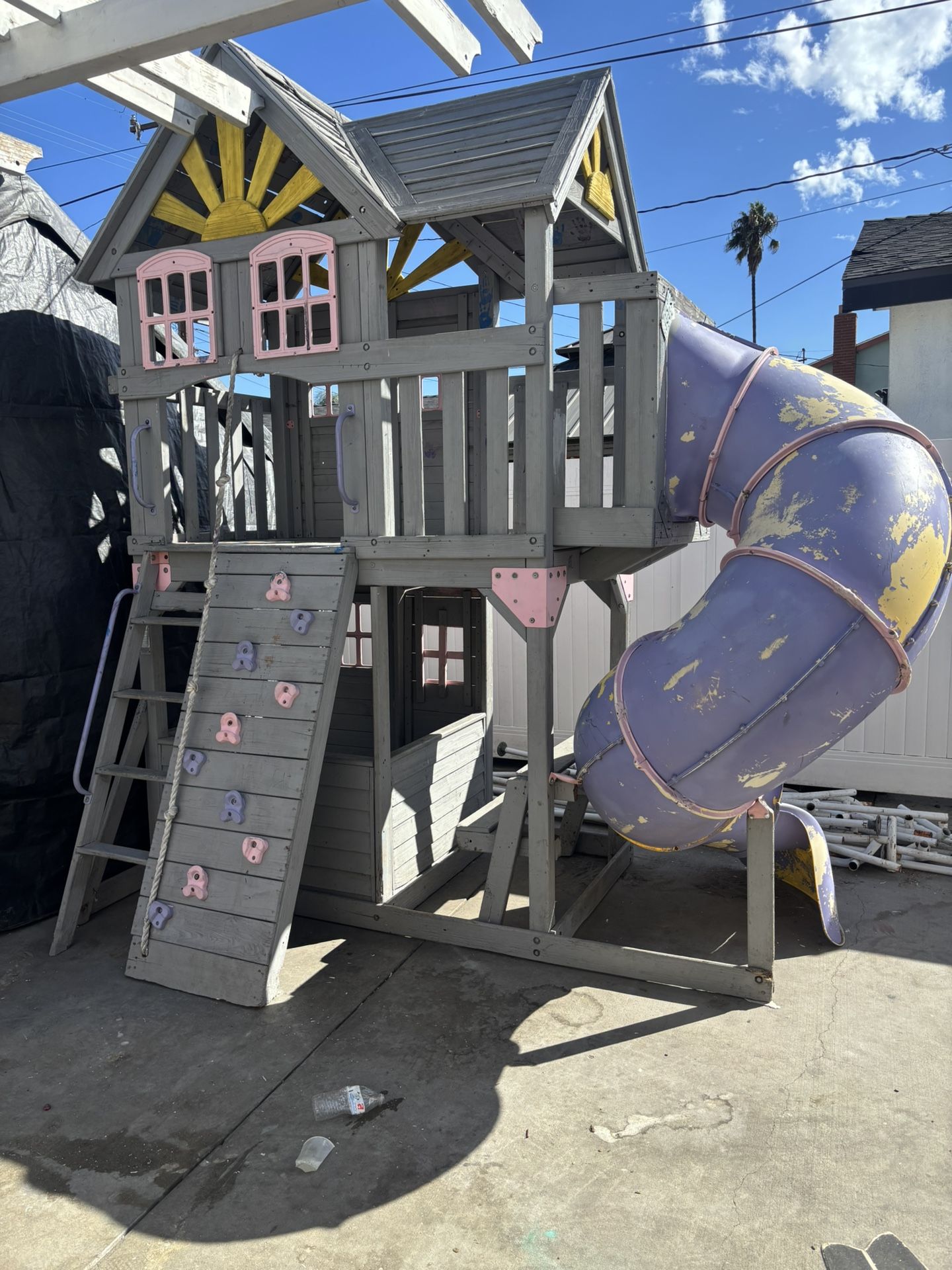 Playhouse With Slide