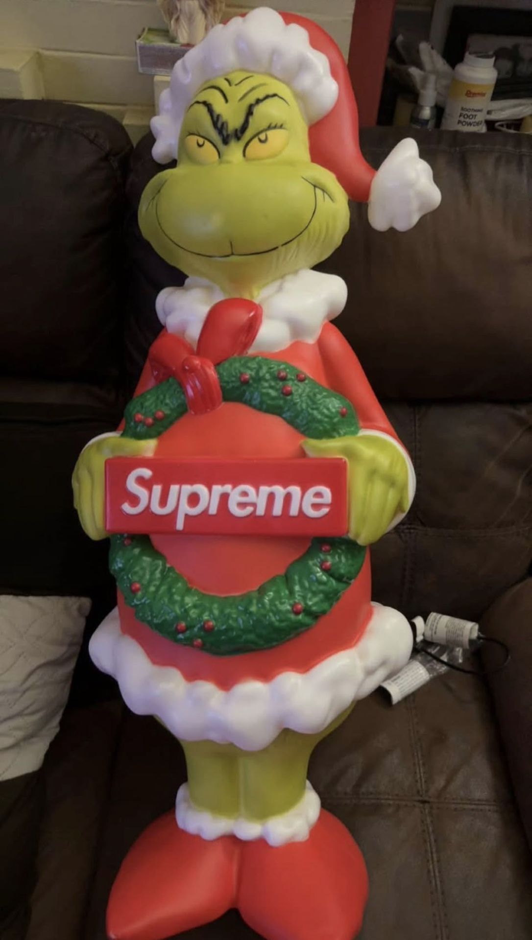 Supreme 3 Foot Grinch Decoration