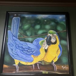 Parrot painting 🖼️ 