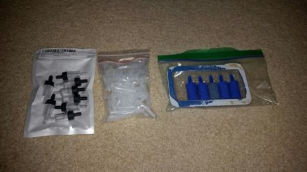 Aquarium fish tank check valve T fitting air stone