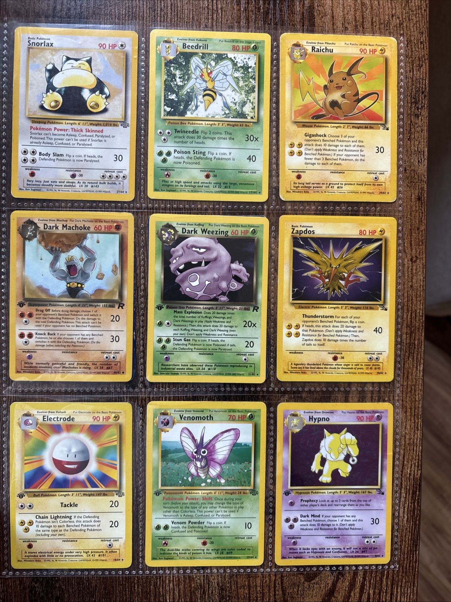 vintage rare pokemon cards Vintage Pokemon Card Lot Of 11 Rare Cards Holo 1St Edition Hypno Cards  Lp-Mp for Sale in Plainview, NY