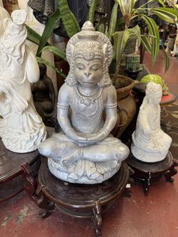 Silver Hanuman Statue