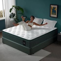 King 12”Hybrid Mattress In A Box-Medium Firm Support-Cool Gel Memory Foam & Pocket Coils $220 Firm