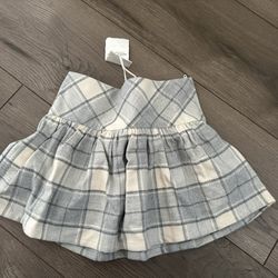 Hope & Henry Plaid Skirt 