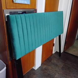 Crushed Velvet Queen Headboard 
